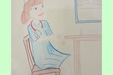 рисунок Антона Егорова (7 лет), г. Иркутск. Призер конкурса