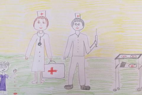 Рисунок участника конкурса 2023 года